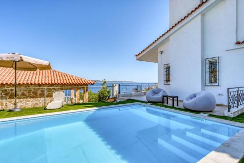 Lavreotiki Villa | Villa View - Athens Riviera with private pool