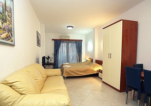 Studio Apartment With Sea View in Rafailovici