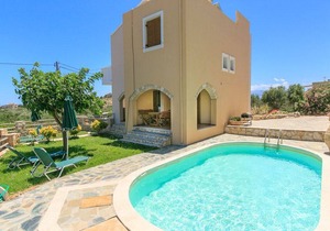 Villa Neria: Large Private Pool, Sea Views, A/C, WiFi in Aptera