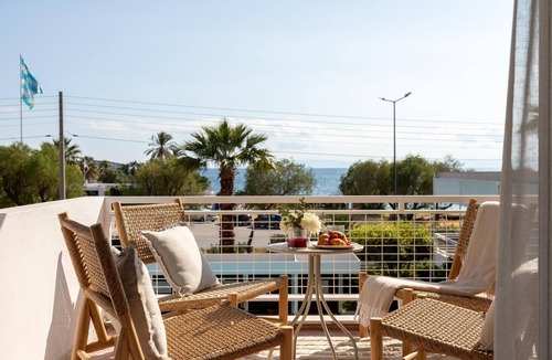 Voula Apartment | 1-Bedroom Condo with Sea View & Pool