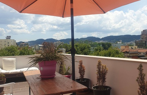 Tirana Apartment | 140m2 Top Floor Central Loft "The White Box"🇨🇵 unbeatable location vaste balcony🎖️