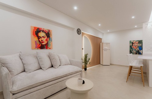 Exarhia Apartment | 1BR Designer Suite Homey Feel Near Metro