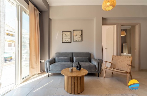 Piraeus Apartment | 2BD Modern Home Steps from Pasalimani