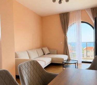 Becici Apartment | 2BR Olive Tree Apartment sea view swimming pool and garage Budva