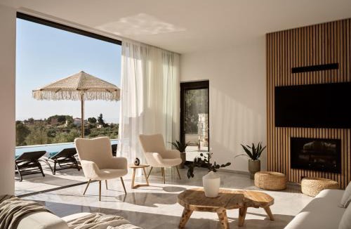 Laganas Villa | 4-Bedroom Private Villa Sea view & Swimming pool