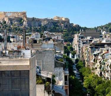 Platia Viktorias Apartment | 7th and Above Athens Penthouse