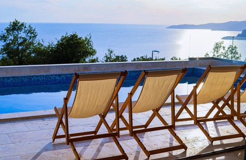 Sveti Stefan Villa | A beautiful holiday begins at villa with an amazing view, sunrises and sunsets.