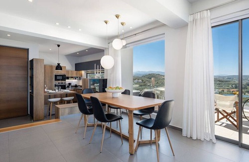 Platanias Town Villa | Acro Sea View Villa in Chania | Alectrona Living Crete