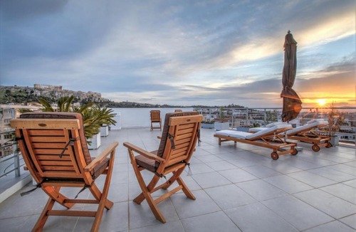 Monastiraki Apartment | Acropolis Panorama View Penthouse with Private Terraces A Contemporary Parthenon