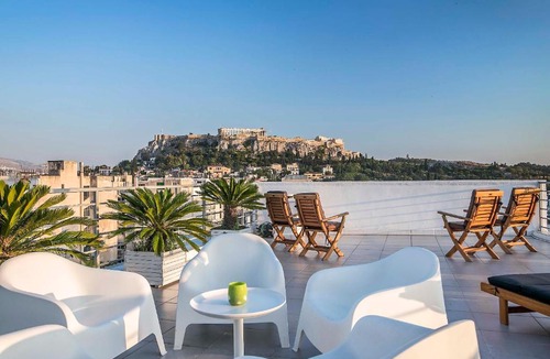 Monastiraki Apartment | Acropolis Panorama View Penthouse with Private Terraces A Contemporary Parthenon