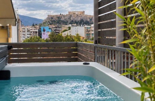 Kerameikos Apartment | Acropolis view Penthouse46 Jacuzzi Quality living