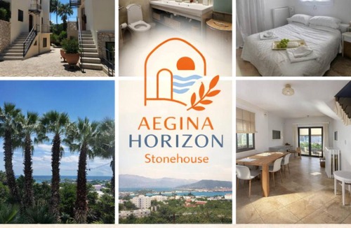 Ayioi Asomatoi Villa | Aegina Horizon Stonehouse