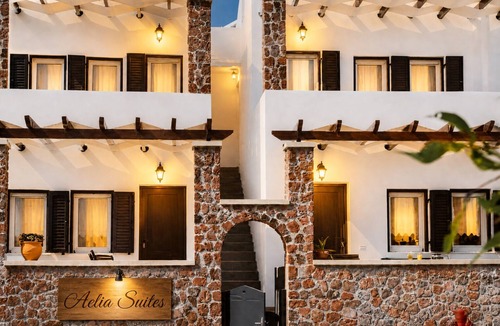 Akrotiri Apartment | Aelia Suites Santorini - Romantic Suite with Caldera Sea View