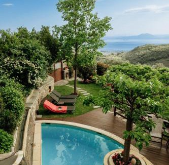 Milies Villa | Aenaon Villa with Private Pool Panoramic view