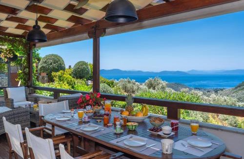 Milies Villa | Aenaon Villa with Private Pool Panoramic view
