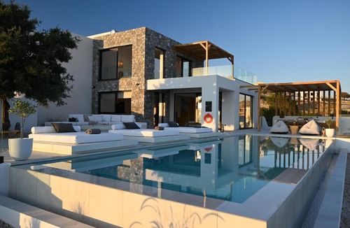 Pefkos Villa | Aethra Villa - Infinity Pool & Panoramic Sea View