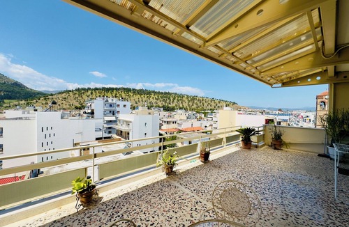 Argos Apartment | Altana Vista Argolis - Panoramic Castle View