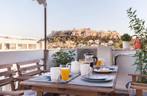 Monastiraki Apartment | Amazing Penthouses with Acropolis View