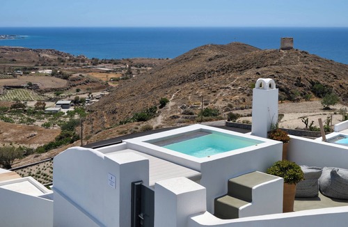 Akrotiri Apartment | Amphora Helios Gem - Private Jacuzzi and Views