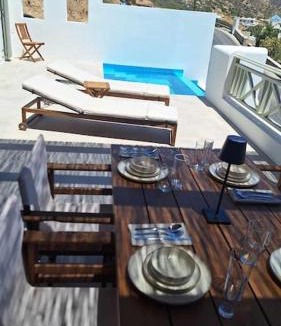 Ios House | Anemone III house w Private Pool 5 minute from beach
