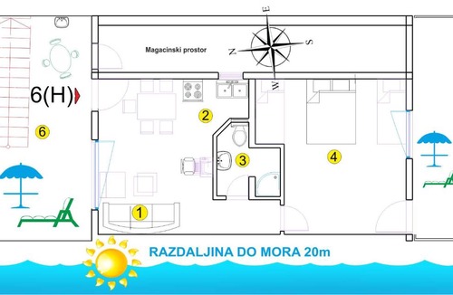Lepetane Apartment | Antonia Apartments No.6