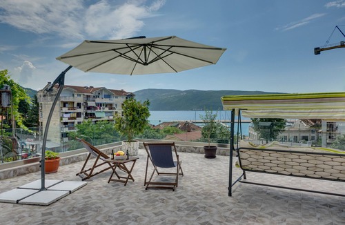 Meljine Apartment | Apartment for 2 guests with sea view in Herceg Novi