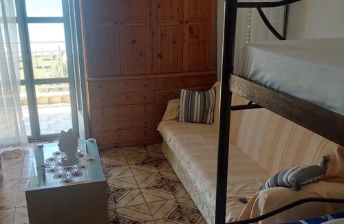 Kassandra Apartment | Apartment 'Marina's Houses - Garden Studio 8' with Sea View, Wi-Fi and Air Conditioning