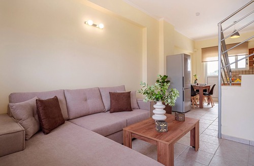 Skala Apartment | Apartment 'Solomos' with Sea View, Wi-Fi and Air Conditioning