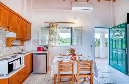 Arillas Apartment | Apartment 'Standard Family 16' with Shared Pool, Wi-Fi and Air Conditioning