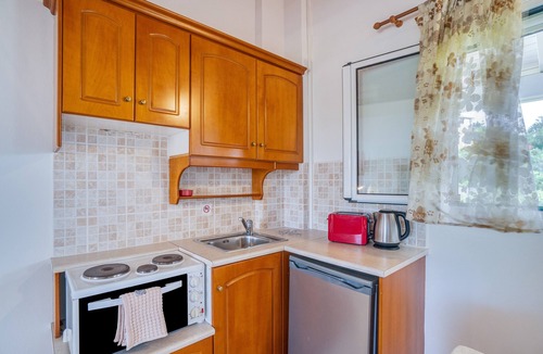 Arillas Apartment | Apartment 'Standard Family 16' with Shared Pool, Wi-Fi and Air Conditioning