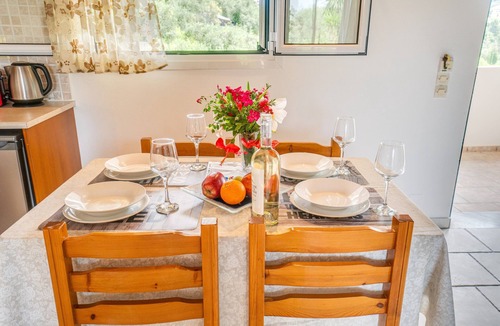 Arillas Apartment | Apartment 'Standard Family 16' with Shared Pool, Wi-Fi and Air Conditioning