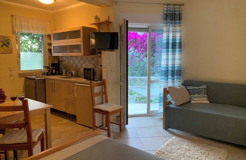 Kaluđerac House | Apartment with a view of the sea and a pool—lemon tree garden