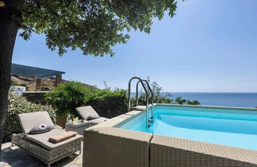 Steniai Villa | Beachfront Andros Retreat | Villa Stenies Thalassa | Private Pool | 4 bedrooms