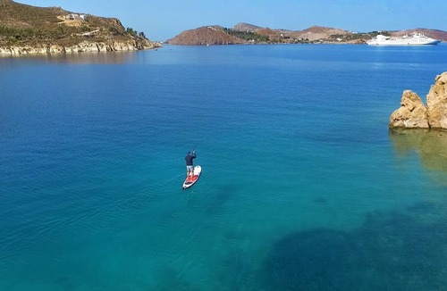 Patmos House | Beachfront Villa with private mini pool/jacuzzi