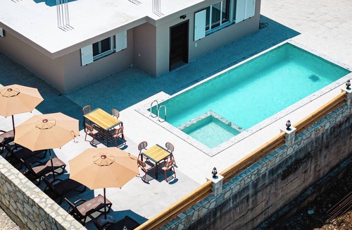 Ksamil Resort | Brand New Villa with private pool and parking. Beautiful Sea and City views!