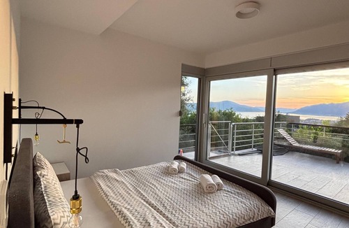 Kotor Apartment | C1 2 bedrooms, 2 bath, workroom, Luxury apartment Pool & Sea view
