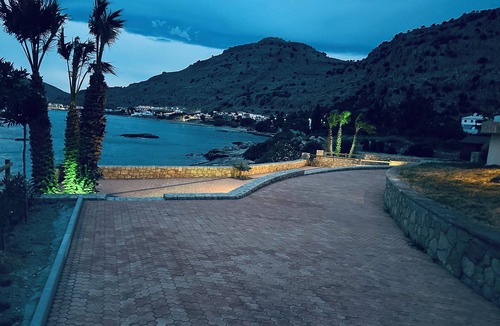 Pefkos Villa | Cap Jano. Exclusive villa, Serenity on a secluded beach with Infinity Pool,