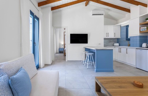 Halki Apartment | Casa Natalia 1, Modern Coastal Style Holiday Apartment in Halki