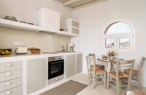 Aliki Apartment | Cavos Paros Boho Rooftop Apt: Sea Views, Yoga Deck