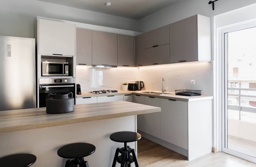 Palaio Faliro Apartment | Celestial 3BR Apartment with Balcony