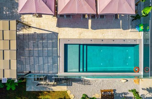 Mourniai Apartment | Chris villa with private ecologic pool and kid's playground!