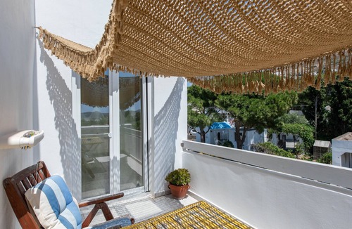Parikia Apartment | Citrine Studio with Balcony, Sea & Mountain View, Wi-Fi