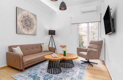 Pasalimani Apartment | Coastal Charm Elegant 1BR at Marina Zea Piraeus