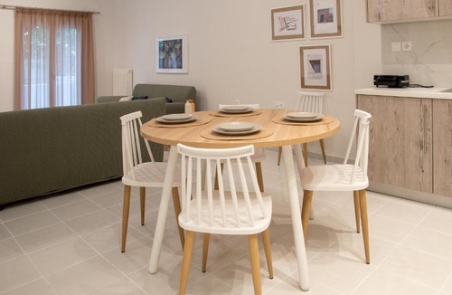 Nea Makri Apartment | Coastal Getaway: Roomy Beachside Apartment!