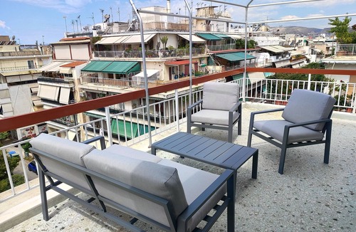 Kallithea Apartment | Comfortable penthouse in Kallithea