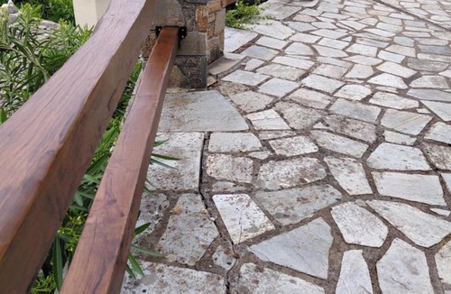 Zagora-Mouresi Villa | Cozy Blue Stone House with a Great Sea View.