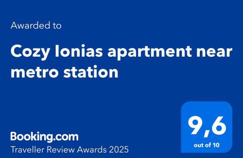 Athens Apartment | Cozy Ionias apartment near metro station