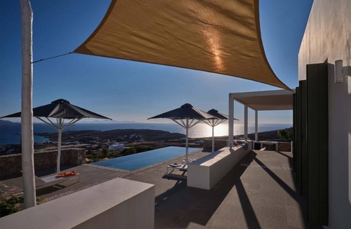 Krotiri House | Delium Villa mit infinity pool und Meeresblick