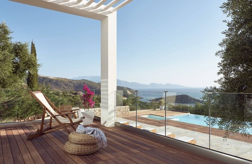 Elation House | Deluxe secluded villa with Infinity pool, Jacuzzi and breathtaking sea view.