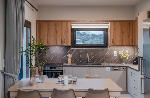 Geropotamos Villa | Dina Villa,Modern Luxury Retreat near Panormo Beach